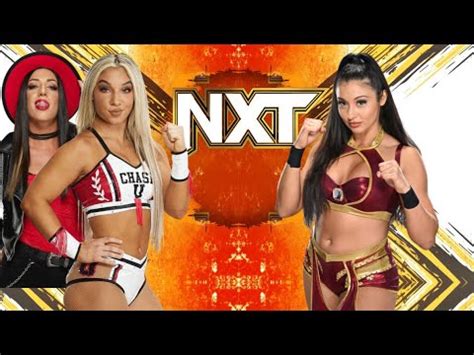 WWE 2k23 Thea Hail W Jacy Jayne Vs Arianna Grace NXT YouTube