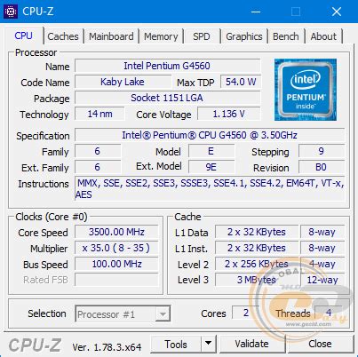 Обзор и тестирование процессора Intel Pentium G4560: лучше поздно, чем ...