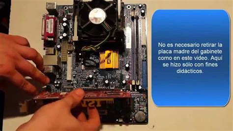 Instalar Tarjeta De Video AGP En Una Placa Madre YouTube