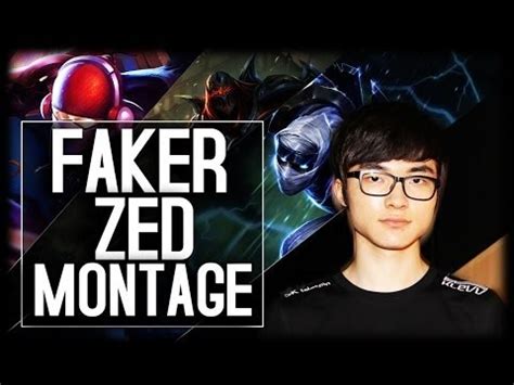 SKT T1 Faker Zed Montage The Legendary Zed God Faker Best ZED Plays