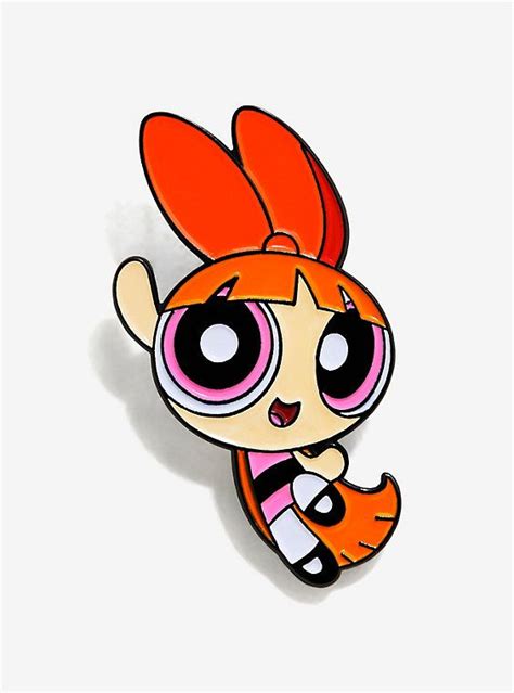 The Powerpuff Girls Blossom Enamel Pin Enamel Pins Powerpuff Girls Cute Pins