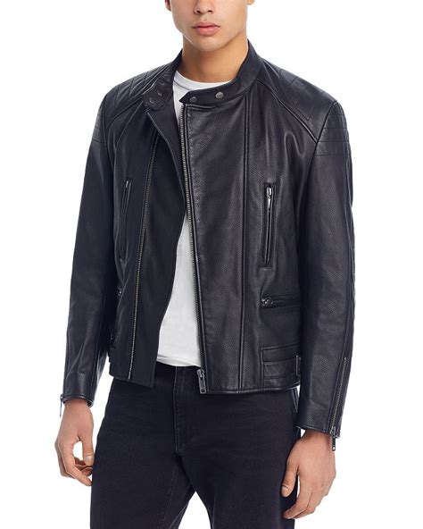 Hugo Lewis Leather Jacket Bloomingdales