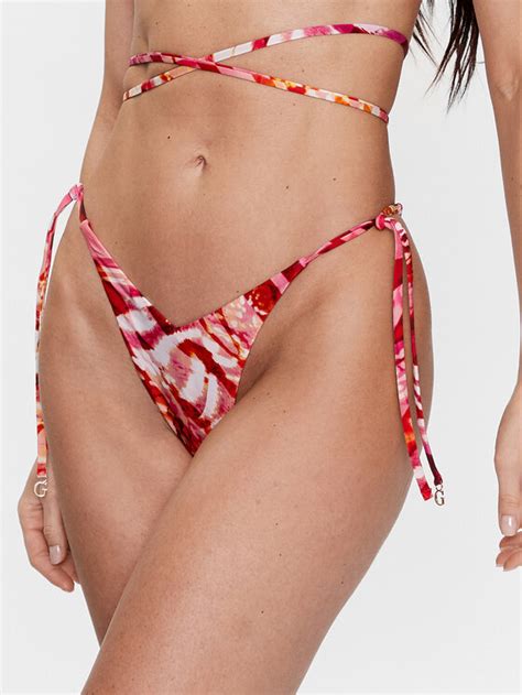 Guess Dół od bikini E3GO03 MC04R Różowy Modivo pl