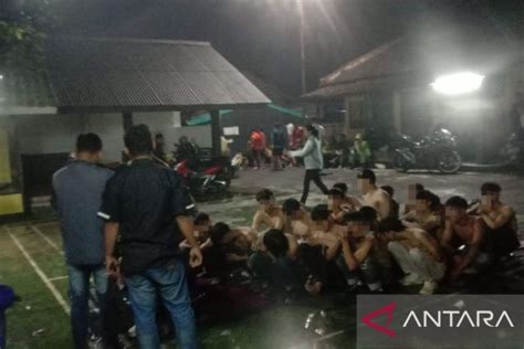 Puluhan Anggota Geng Motor Di Sukabumi Diciduk Polisi Antara News