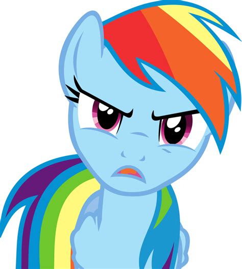 Mlp Rainbow Dash Vector Sad