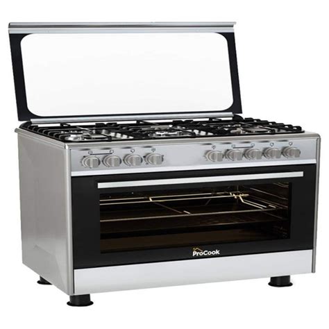 Cuisiniere Procook Feux Te Ix Gaz Four Electrique Inox