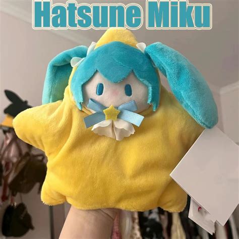 Hatsune Miku Rysunek Pluszowy Gwia Dzista Noc Pluszowy Wisiorek Kawaii