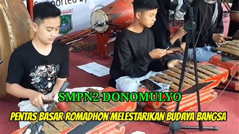 Gending Perahu Layar Smpn Donomulyo Meriahkan Basar Ramadhan Youtube