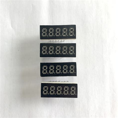 Full Color Customized 7 Segment Numeric LED Display With 5 Digits LED