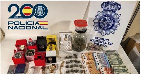 La Policía Nacional desmantela un punto de venta de droga próximo a una