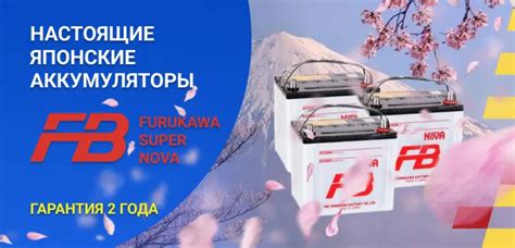 Японские аккумуляторы Furukawa