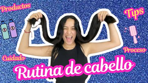 Así Es Mi Rutina De Cabello💇🏻‍♀️ Productos Y Cuidado Youtube