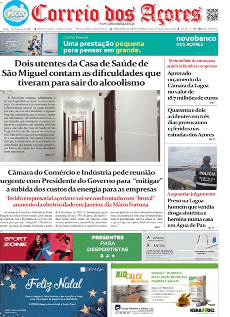 Capa Correio Dos A Ores De