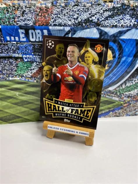 Topps Match Attax Wayne Rooney Man United Hall Of Fame