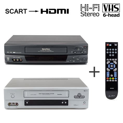 VHS Videorecorder mit 1 Jahr Garantie werkstattgeprüft 6 Kopf Hifi