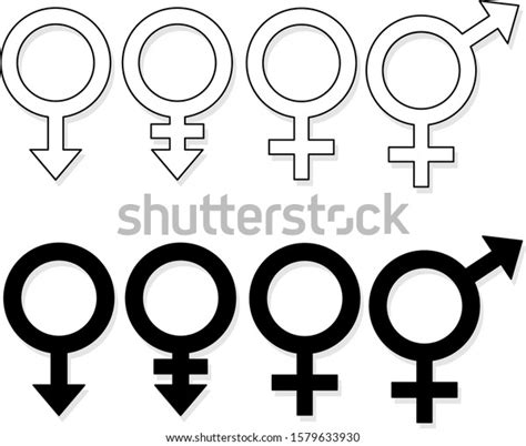 Sex Symbols Vector Illustration Different Signes Stock Vector Royalty Free 1579633930