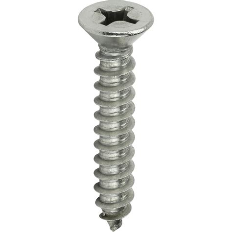 100 Pieces Us Stainless 316 12 A4 11 X 1 12 Self Tapping Machine Screw Flat Head Type A