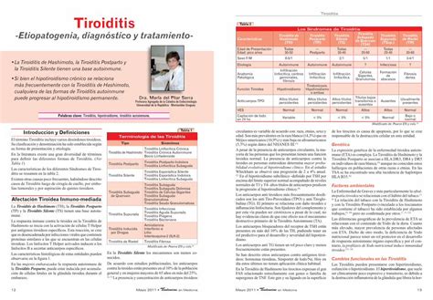 Pdf Tiroiditis