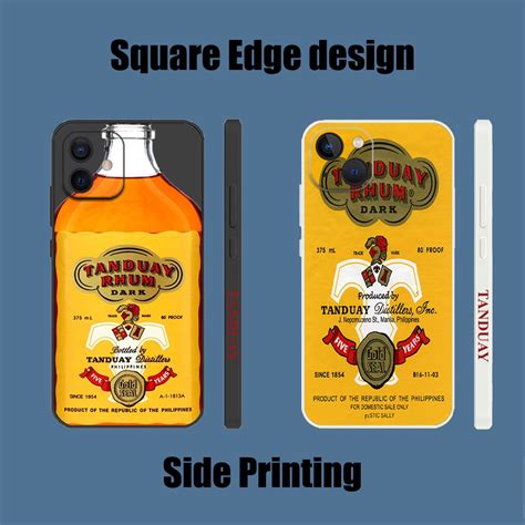 Tanduay Rhum Dark Beer Logo PU Case For Infinix Hot Play T S I Play S NFC Play
