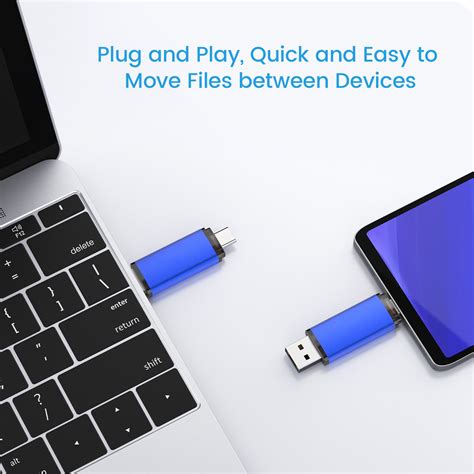 Aiibe 128gb Usb C Flash Drive Otg Thumb Drive With Type C Usb A Connector For Phone Pc