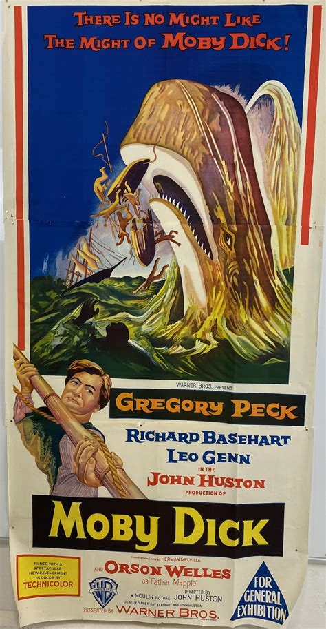 Lot - Moby Dick 1956, Starring Gregory Peck, Richard Basehart, Orson