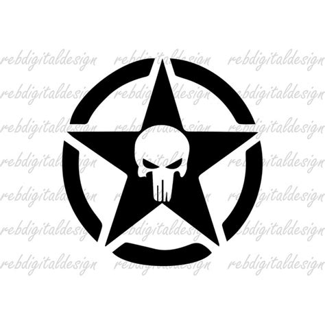 The Punisher Skull Svg Pdf Png Eps Instant Digital Download Inspire