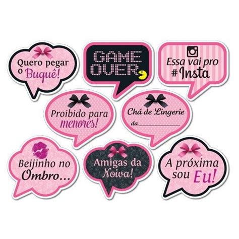 Idéias de plaquinhas para chá de lingerie vemver