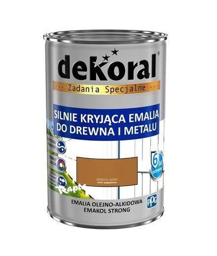 Dekoral Olejna L Orzech Jasny Emakol Alkidowa Emalia Strong