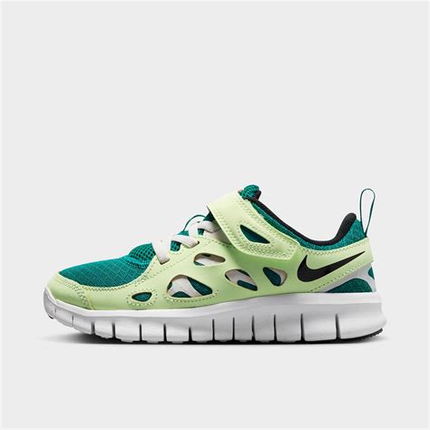 Кроссовки Nike Free Run 2 для маленьких детей для мальчиков, зеленый ...