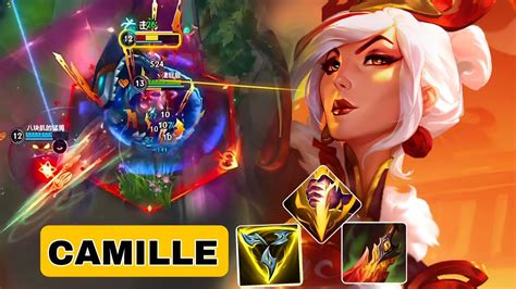 Wild Rift Camille Gameplay In China Server Top Camille Wild Rift