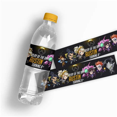 Fortnite Water Bottle Labels