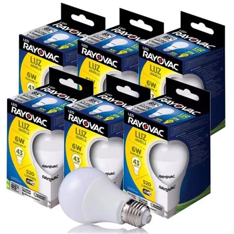 Lampara Led Rayovac W W Luz Calida Pack X