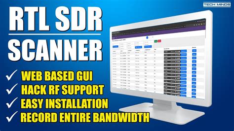 RTL SDR Scanner FULL Bandwidth Recording With WEB UI YouTube