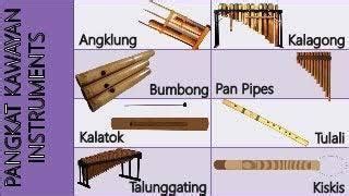 Gumuhit O Magdikit Sa Kahon Ng Tig Tatlong Larawan Ng Instrumentong