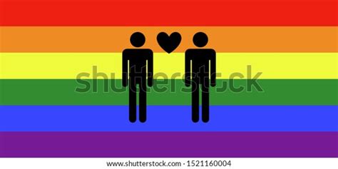 Lgbt Rainbow Pride Flag Gay Love Vector De Stock Libre De Regalías