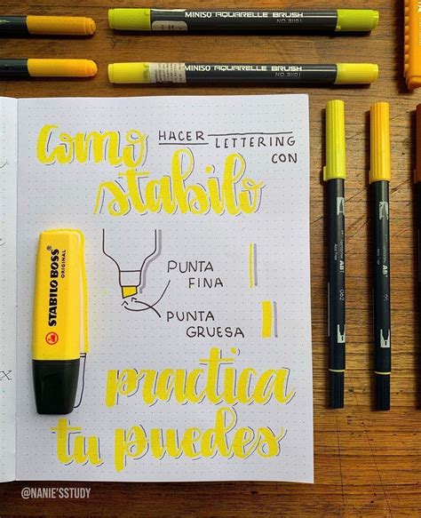 Apuntes Karlasnotes Como Hacer Lettering Titulos Bonitos Para