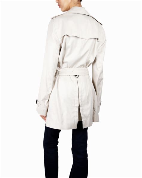 Casaco Burberry Original Trench Coat Cinza Feminino