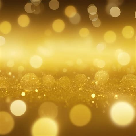 Premium Photo | A yellow background with sparkling glitter and a gold background