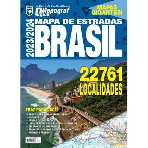 Guia Mapograf Mapa De Estradas Brasil 2023 2024 Gigante MercadoLivre