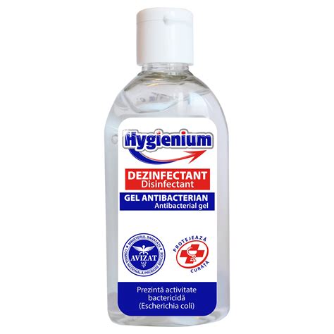Антибактериален гел Hygienium, 70% алкохол, Дезинфектант, 85 мл - eMAG.bg