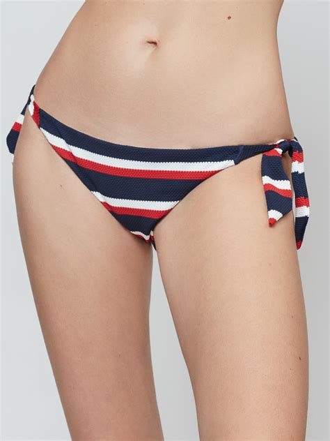 Braguita bikini ajustable rayas canalé