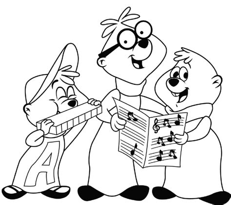 Coloring Pages For Kids Singing Coloring Pages