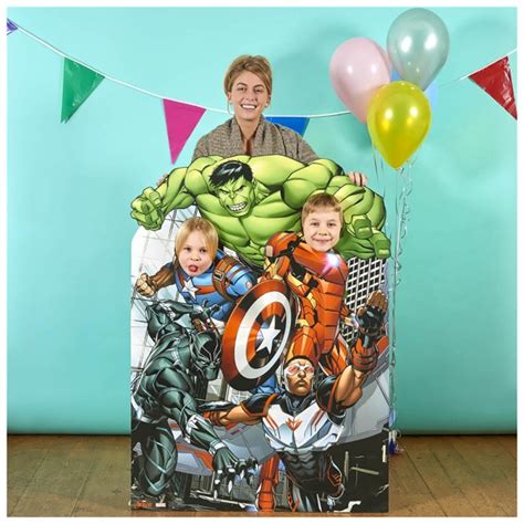 Mur De Photos Avengers Pour Enfants 95cm X 1 3m Party Fr