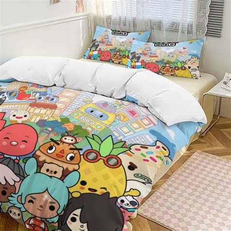 Toca Life World Duvet Cover Pillow Cover Bedding Set Four Etsy