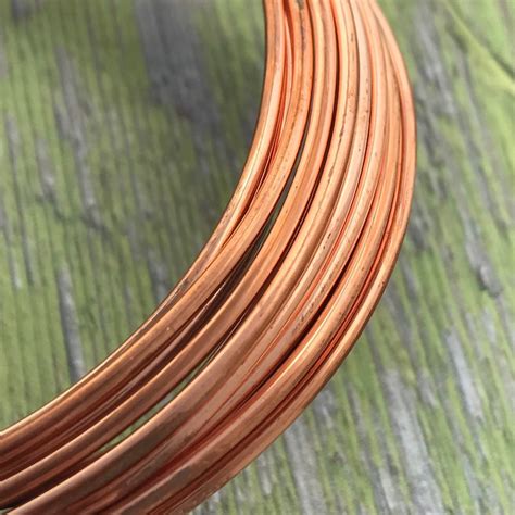 14G OR 16G Bare Copper Artistic Wire 16 Gauge Bare Copper Etsy