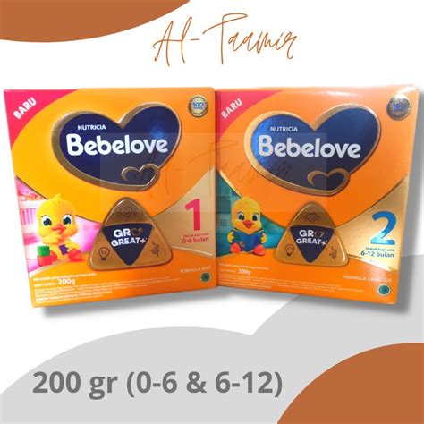 Jual BEBELOVE 1 DAN 2 Susu Formula Usia 0 6 Bulan 6 12 Bulan Shopee