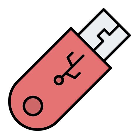 Usb Generic Outline Color Icon