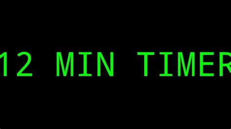 12 Minutes Timer - YouTube