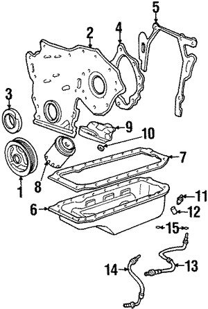 Cadillac Engine Oil Cooler Inlet Hose Kit With Nut And Seal