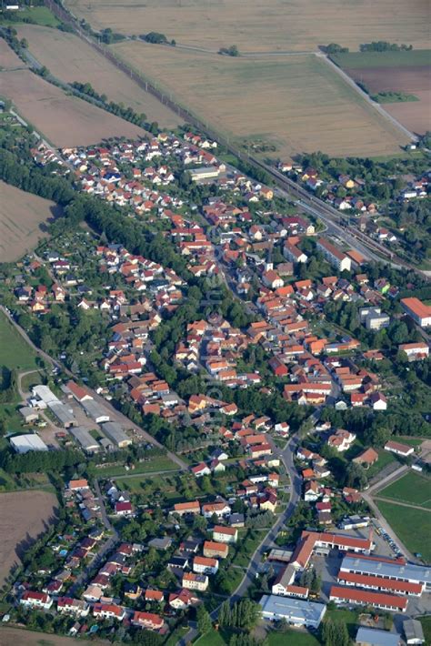 Luftaufnahme Mechterstädt Ortsansicht in Mechterstädt im Bundesland